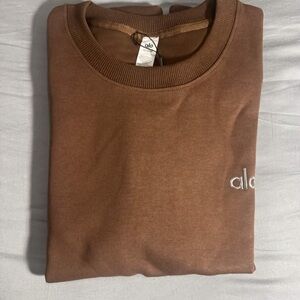 Alo Brown Crewneck Medium